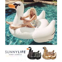 NEW SUNNYLIFE SUPER SIZE GIANT LUXE SWAN POOL INFLATABLE SELECT COLOUR