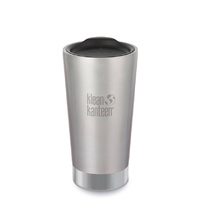KLEAN KANTEEN 16OZ 473ML INSULATED VACUUM TUMBLER BRUSHED STAINLESS FREE POST