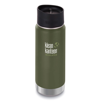 New KLEAN KANTEEN 473ml 16oz Insulated Wide FRESH PINE Coffee Tea Water Soup BPA Free Bottle