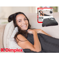 NEW DIMPLEX MIRCO FLEECE PLUSH ELECTRIC HEATED THROW BLANKET WINTER DHEBHT