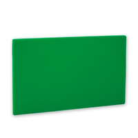 Green HACCP 450 x 610 x 13mm Polyethylene Cutting Chopping Reversible Board