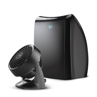 New VORNADO VORTEX 533 Floor Fan and Air Circulator and AC300 Air Purifier BLACK