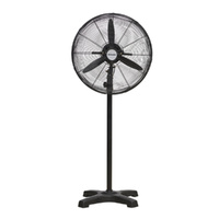 Dimplex 50cm High Velocity Pedestal Fan Matte Black DCPF50MBK