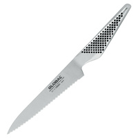 NEW FURI PRO 7PC WHITE STAINLESS STEEL KNIFE BLOCK + SHARPENER 1355