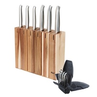 NEW FURI PRO 8PC SEGMENTED KNIFE KNIFE BLOCK + SHARPENER 41369