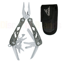GERBER SUSPENSION 41471 Multi Tool Saw Plier Knife Scissors Screwdriver Stainless Steel