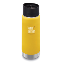 New KLEAN KANTEEN 473ml 16oz Insulated Wide LEMON CURRY Coffee Tea Water Soup BPA Free Bottle