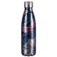 New Avanti Fluid Twin Wall Stainless Vacuum Drink Bottle 500ml - Tropical Flamingo