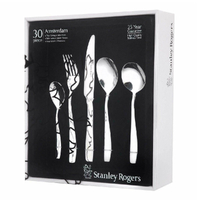 Stanley Rogers Amsterdam Stainless Steel 30 Piece Cutlery Set | 30pc