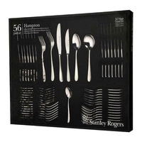 Stanley Rogers 56 Piece Stainless Steel Hampton Cutlery Set | 56pc