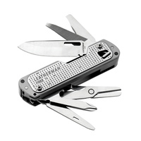 LEATHERMAN FREE T4 MULTI-TOOL STAINLESS  | 12 TOOLS