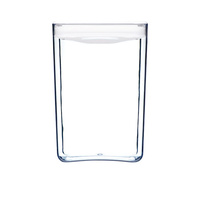 CLICKCLACK 4300ml AIR TIGHT PANTRY CUBE CONTAINER W/ LID WHITE 4.3L