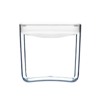 CLICKCLACK 1900ml AIR TIGHT PANTRY CUBE CONTAINER W/ LID WHITE 1.9L
