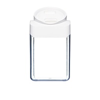 CLICKCLACK 4200ML AIR TIGHT PANTRY STORE ALL CONTAINER W/ LID WHITE 4.2L