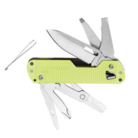 LEATHERMAN FREE T4 MULTI-TOOL STAINLESS LUNAR  | 12 TOOLS