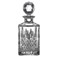 New Royal Doulton Highclere Premium Crystal Square Spirit Decanter