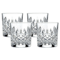 Royal Doulton Highclere Premium Crystal Whiskey Tumbler 290ml | Set Of 4 Glasses
