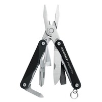 LEATHERMAN SQUIRT PS4 BLACK STAINLESS MULTI-TOOL W/ SCISSORS PLIER KNIFE