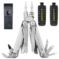 LEATHERMAN SURGE STAINLESS MULTI-TOOL & LEATHER SHEATH & BIT KIT