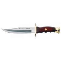 Muela Bowie 14 Fishing Hunting Knife | Coral Wood Handle YMBW14