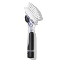 NEW OXO GOOD GRIPS SOAP DISPENSING DISH BRUSH SOFT GRIP