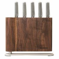 Global Knives UKU 6 Piece Knife Block Set 6pc | Walnut