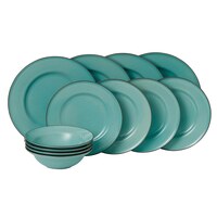 Royal Doulton Gordon Ramsay Union Street Cafe 12pc Dinner Blue | Set of 12