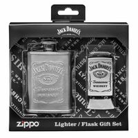 Zippo Jack Daniels Lighter and Flask Gift Set