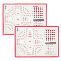 NEW OXO GOOD GRIPS SILICONE PASTRY MAT - SET OF 2