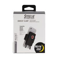 New Steelie Nite Ize SQUEEZE CLAMP Magnetic Universal Phone Mount System
