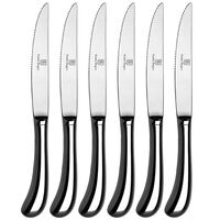 Stanley Rogers 6pc Pistol Grip Steak Knives | Stainless Steel 6 Piece