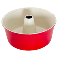 Nordic Ware Non Stick Aluminium Angel Food Cake Pan | 25.5 x 25.5 x 11.5cm - Red