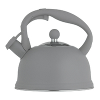 Typhoon Living Stove Whistling Kettle 1.8L Suits All Cook Tops - Grey