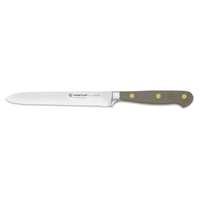 Wusthof Classic Serrated Utility 14cm Knife | Velvet Oyster