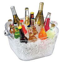 Serroni Square Party Tub Clear | 16.6 Litre