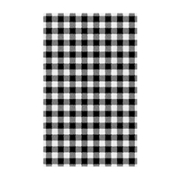 Moda 310×190mm Gingham Black Greaseproof Paper Pack of 2000