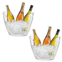 Serroni Vino Gondola Drinks Tub Set of 2 | 6.8L