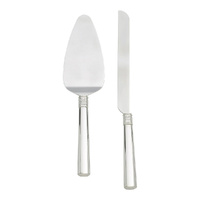 Wedgwood Vera Wang With Love Silver Giftware Cake & Trowel Set