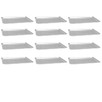 Sunnex Aluminium Flat Edge Baking Tray 419 x 305 x 20mm Set of 12