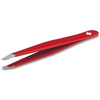 NEW RUBIS TWEEZERS CLASSIC SOFT TOUCH SLANT SWISS CROSS RED - 8.2061.1