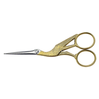 Victorinox Stork Embroidery Scissors Gold Plated 9cm | 8.1040.09