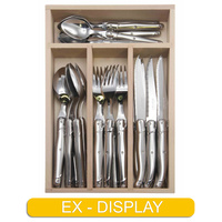 ** Laguiole by Andre Verdier Debutant Cutlery Set Mirror 24pc | Stainless Steel