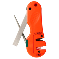 NEW ACCUSHARP 4 IN 1 KNIFE & TOOL SHARPENER | ORANGE