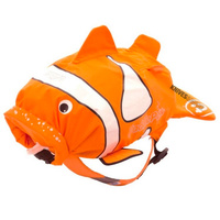 New TRUNKI Medium PaddlePak Swim Waterproof Backpack - Chuckles Clown Fish 2-6yrs