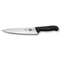 Victorinox Cooks Carving Knife 22cm | Fibrox Handle Black 5.2003.22