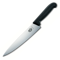 Victorinox Cooks Carving Knife 25cm | Fibrox Handle Black 5.2003.25