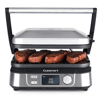 NEW CUISINART GRIDDLER & DEEP PAN 5 IN 1 GRILL 