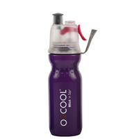 02Cool Mist 'N Sip 20oz 590ml Arctic Squeeze Drink BPA Free Bottle PURPLE 02Cool O2 Cool