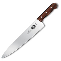 VICTORINOX 31CM CARVING COOKS KNIFE ROSEWOOD 5.2000.31 
