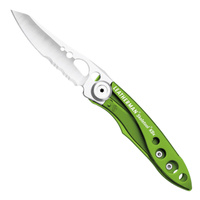 LEATHERMAN SKELETOOL KBX FOLDING POCKET KNIFE COMBO BLADE | SUBLIME